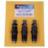 3 Pcs Fuel Injector Assembly 16871-53904 for Kubota Engine D902 D722 Z482 Z602 Tractor BX1860 BX2380 BX25DLB GR2110