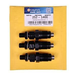3 Pieces Fuel Injector 252-1466 for Caterpillar CAT Engine 3013C 3024C C1.1 C1.5 C2.2