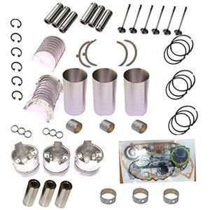 Cylinder Liner Kit Engine Four Matching for Yanmar 4TNV106 Komatsu 4D106 Takeuchi Loader TL150