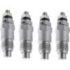 4 Pcs Fuel Injector 093500-0911 23600-47011 for Toyota Engine 2J 2H