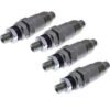 4 Pcs Fuel Injector Assy 093500-2010 23600-87304-000 for Daihatsu Engine DL