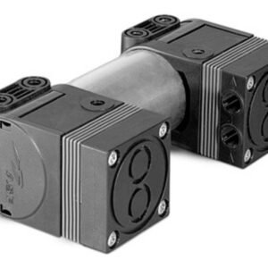 2581C-50 Welch Wob-l Dry Pump, 230V 50/60Hz 1Ph, CE, Inlet trap, gauge, regulator w/hose barb, 100 lpm, 5 torr